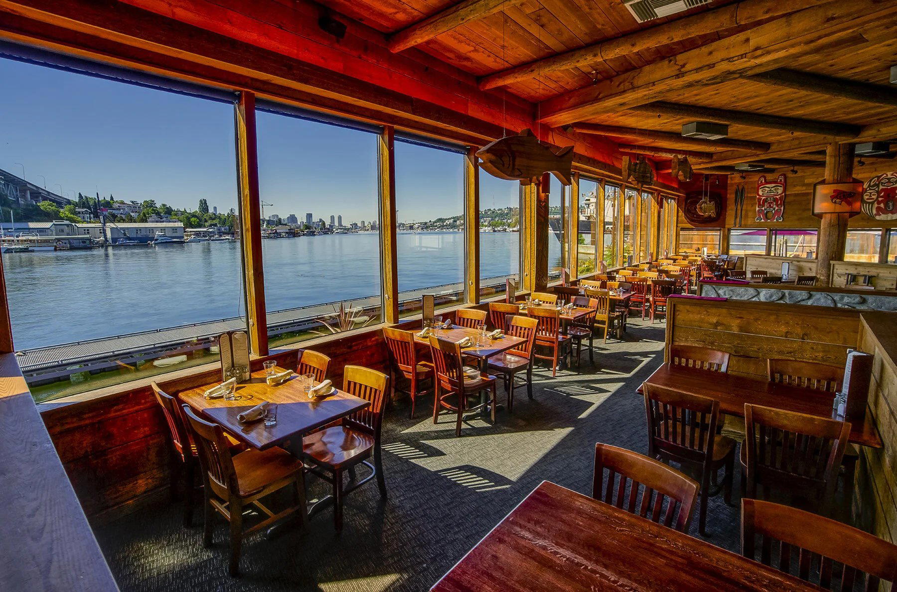 Ivar's Salmon House restaurant in Seattle, United States