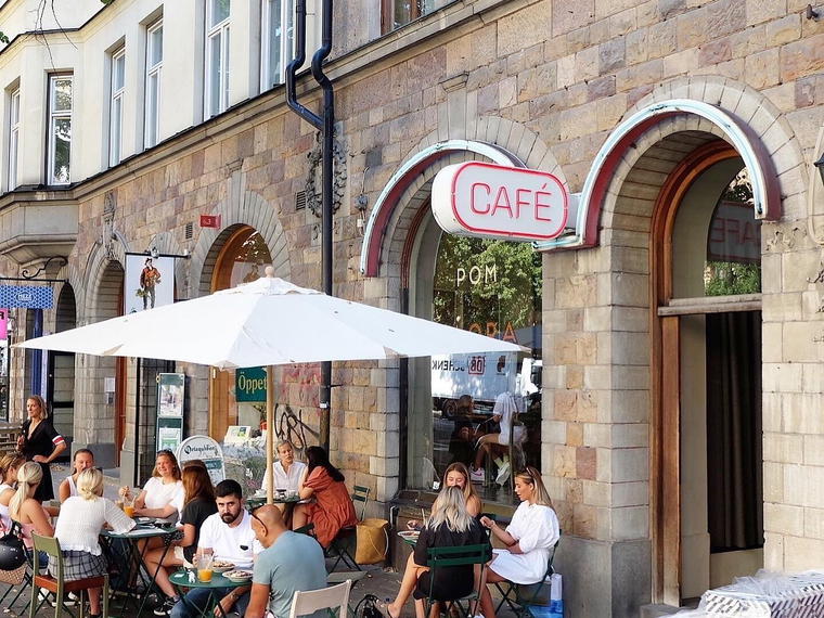 Café Pom & Flora Södermalm, Stockholm, Sweden