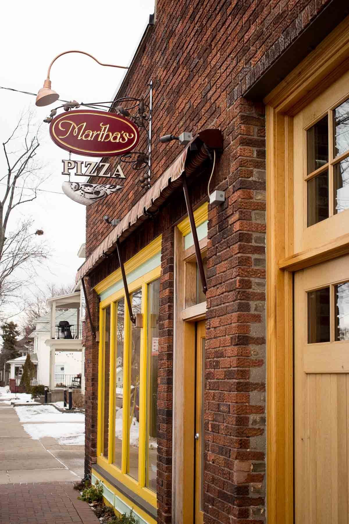 Martha's Pizza restaurant in Grand Rapids