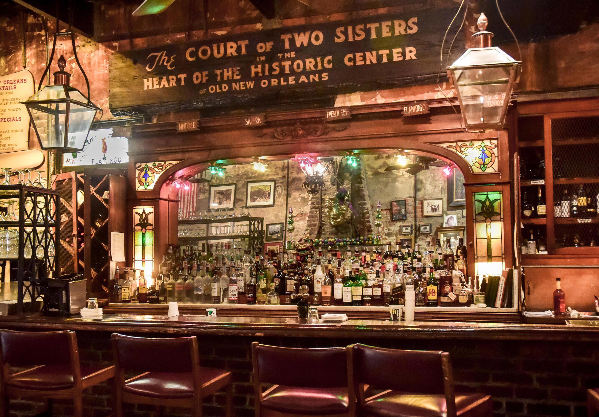 The Court of Two Sisters restaurant in New Orleans, United States