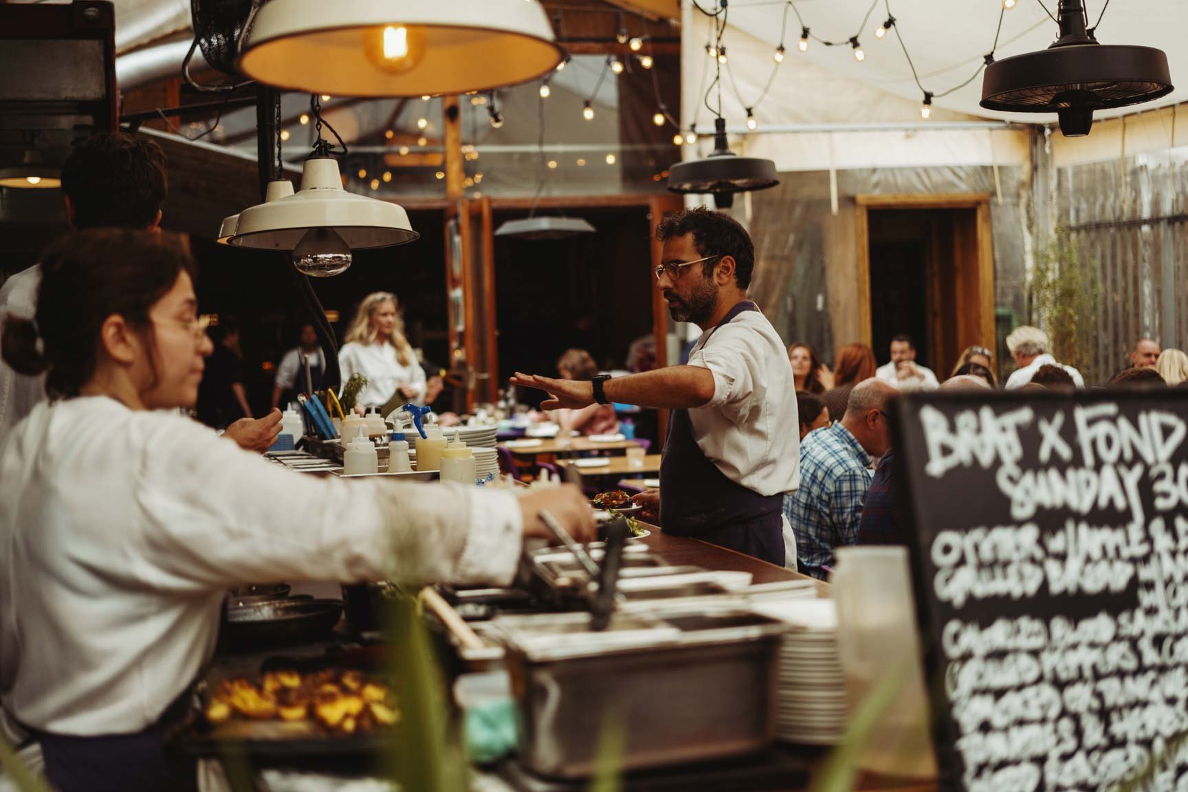Brat x Climpson's Arch restaurant in London, United Kingdom