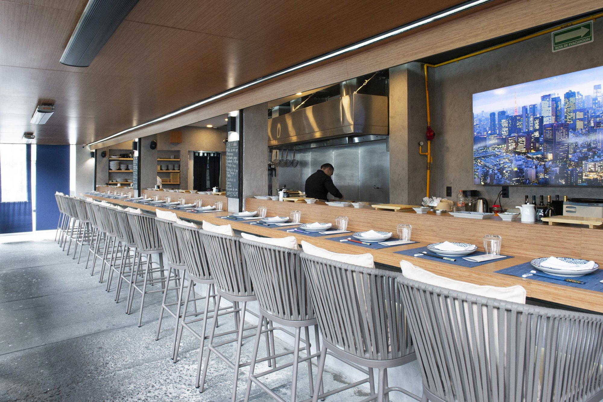 Ginza Barra restaurant in Mexico City, Mexico