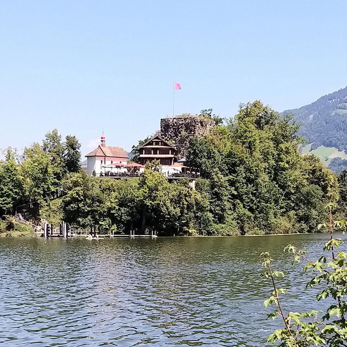 Schwanau restaurant in Lauerz, Switzerland