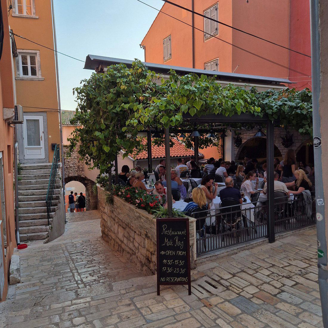 Mali Raj restaurant in Rovinj, Croatia