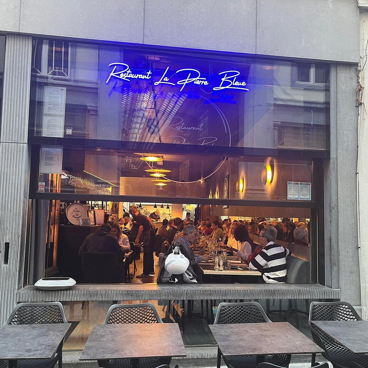 La Pierre Bleue restaurant in Brussels, Belgium