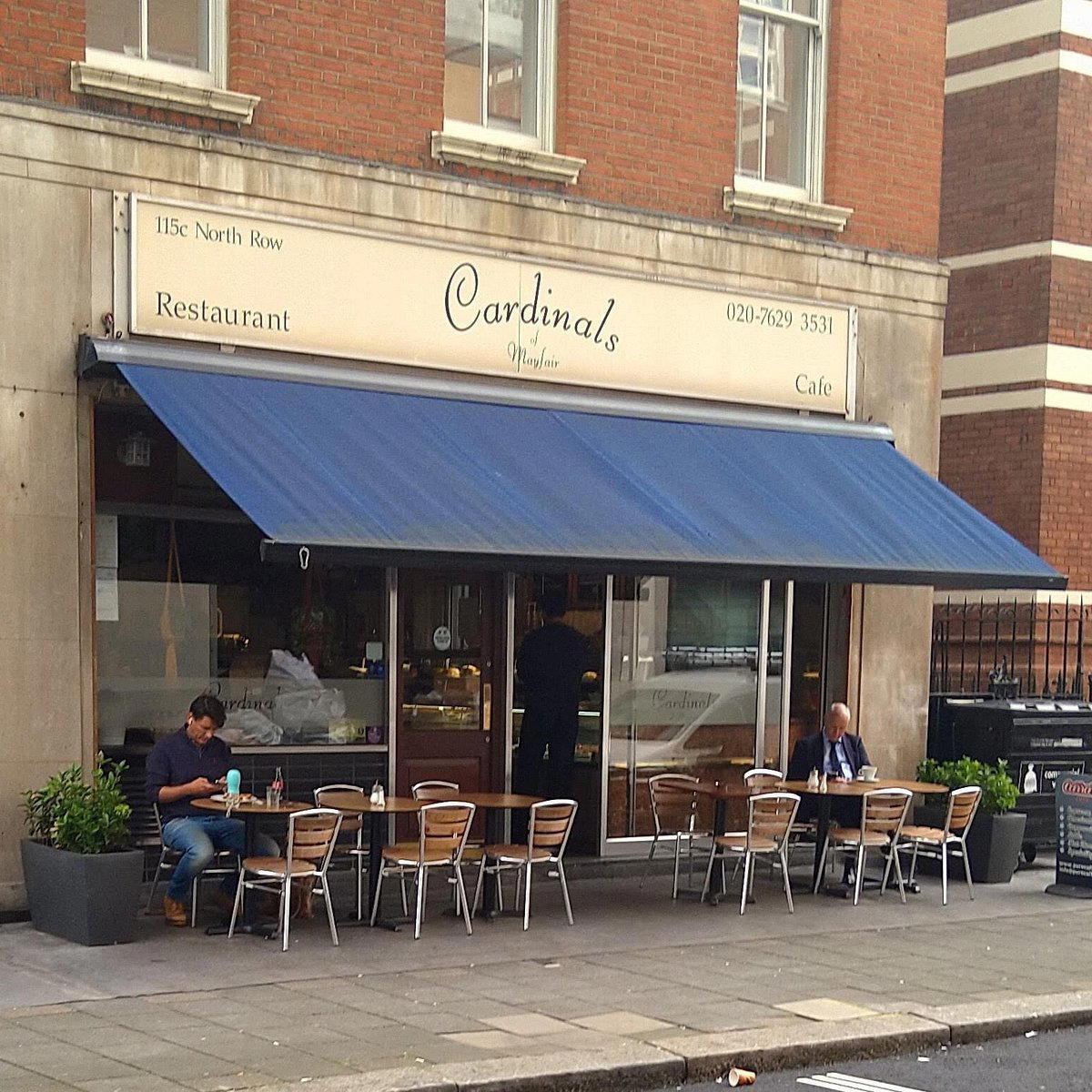 Cardinals of Mayfair restaurant in London, United Kingdom