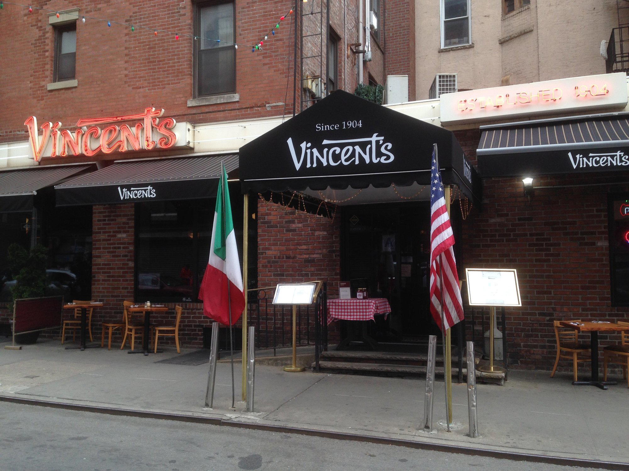 Original Vincent's restaurant in New York City, United States
