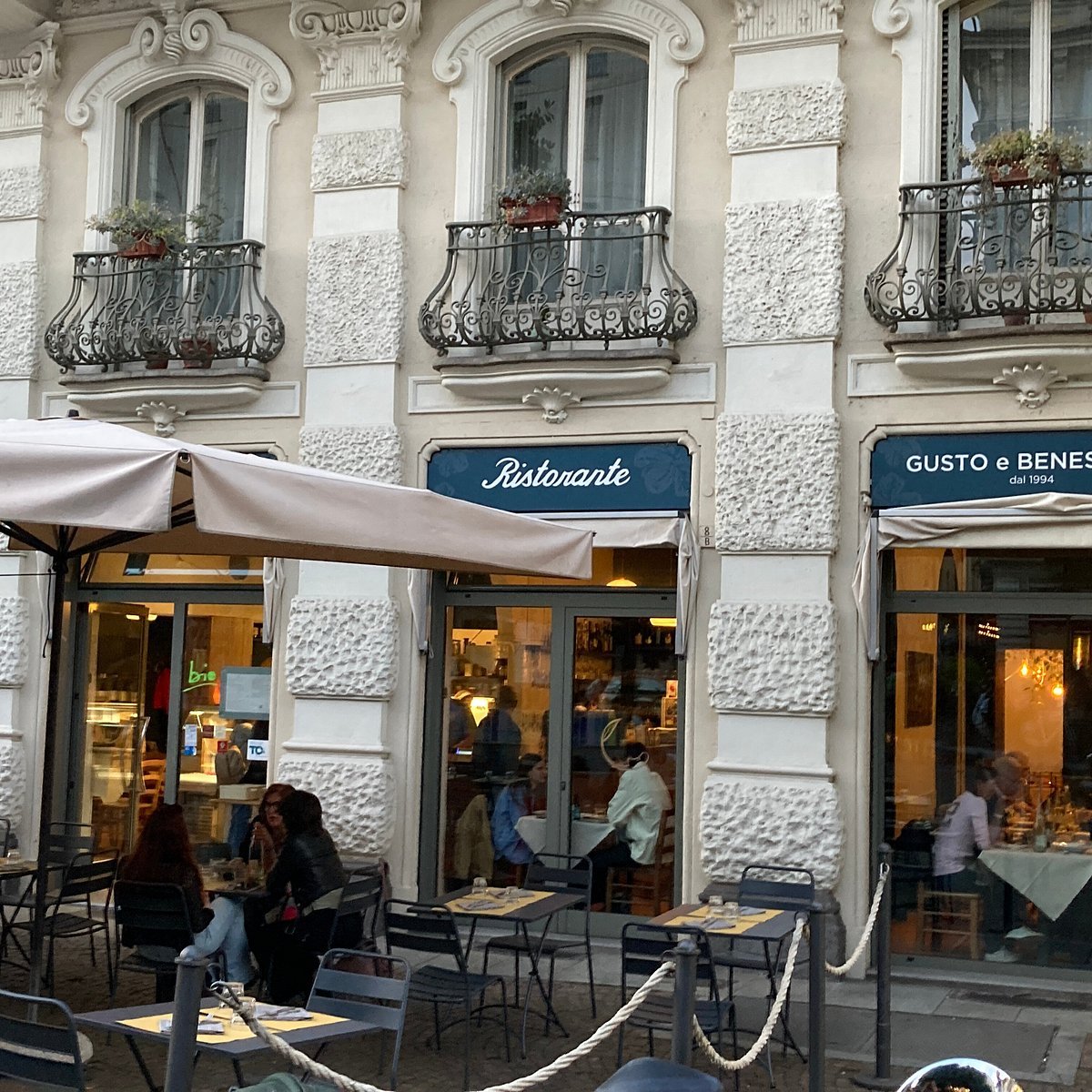 Mezzaluna restaurant in Turin, Italy