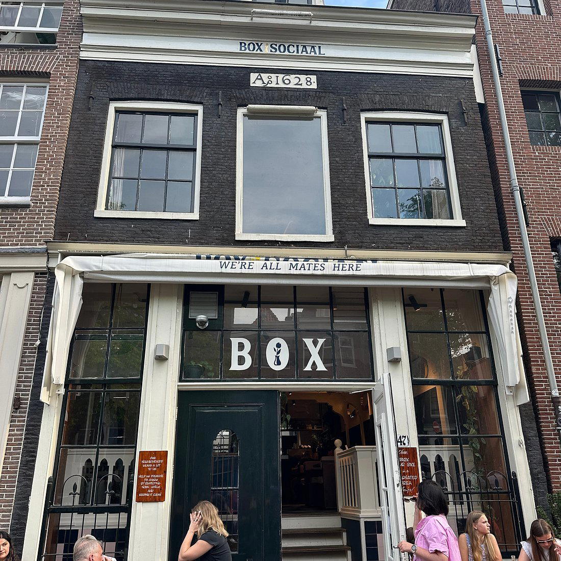 Box Sociaal restaurant in Amsterdam, Netherlands