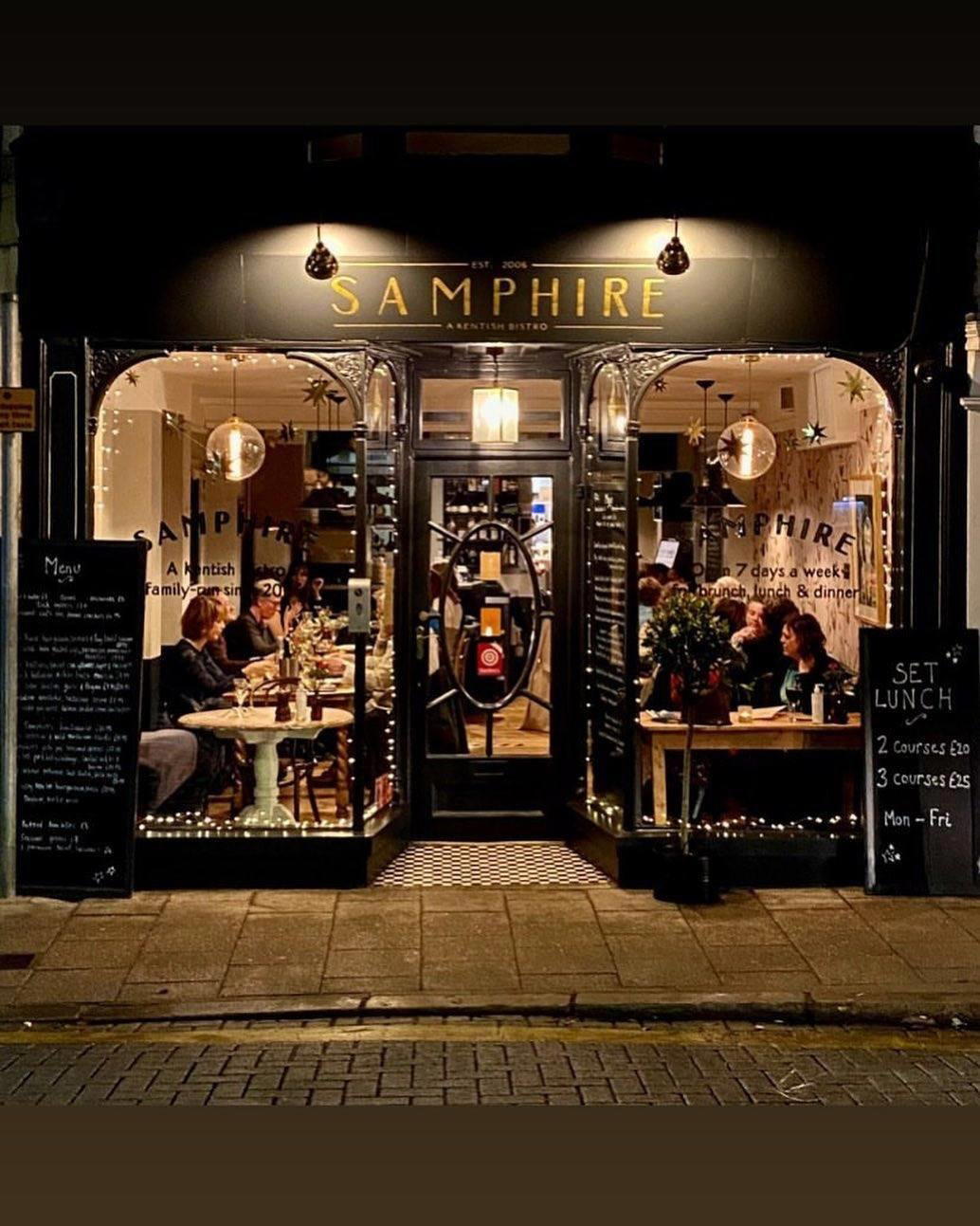 Samphire restaurant in Canterbury