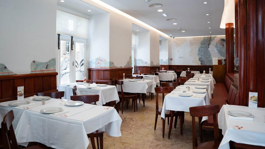 Cervejaria Ribadouro restaurant in Lisbon, Portugal