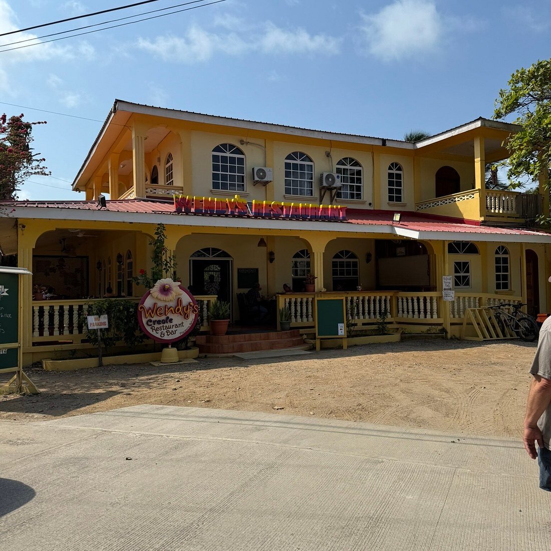 Wendy's Creole Food restaurant in Placencia, Belize