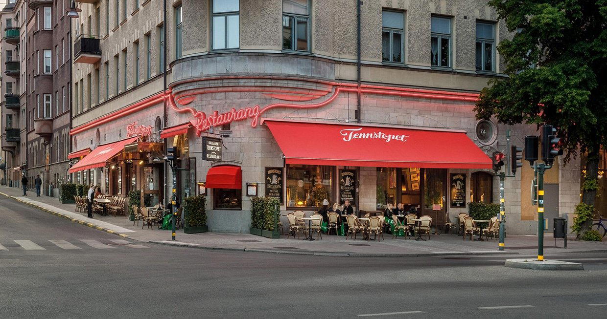 Tennstopet Grill restaurant in Stockholm, Sweden