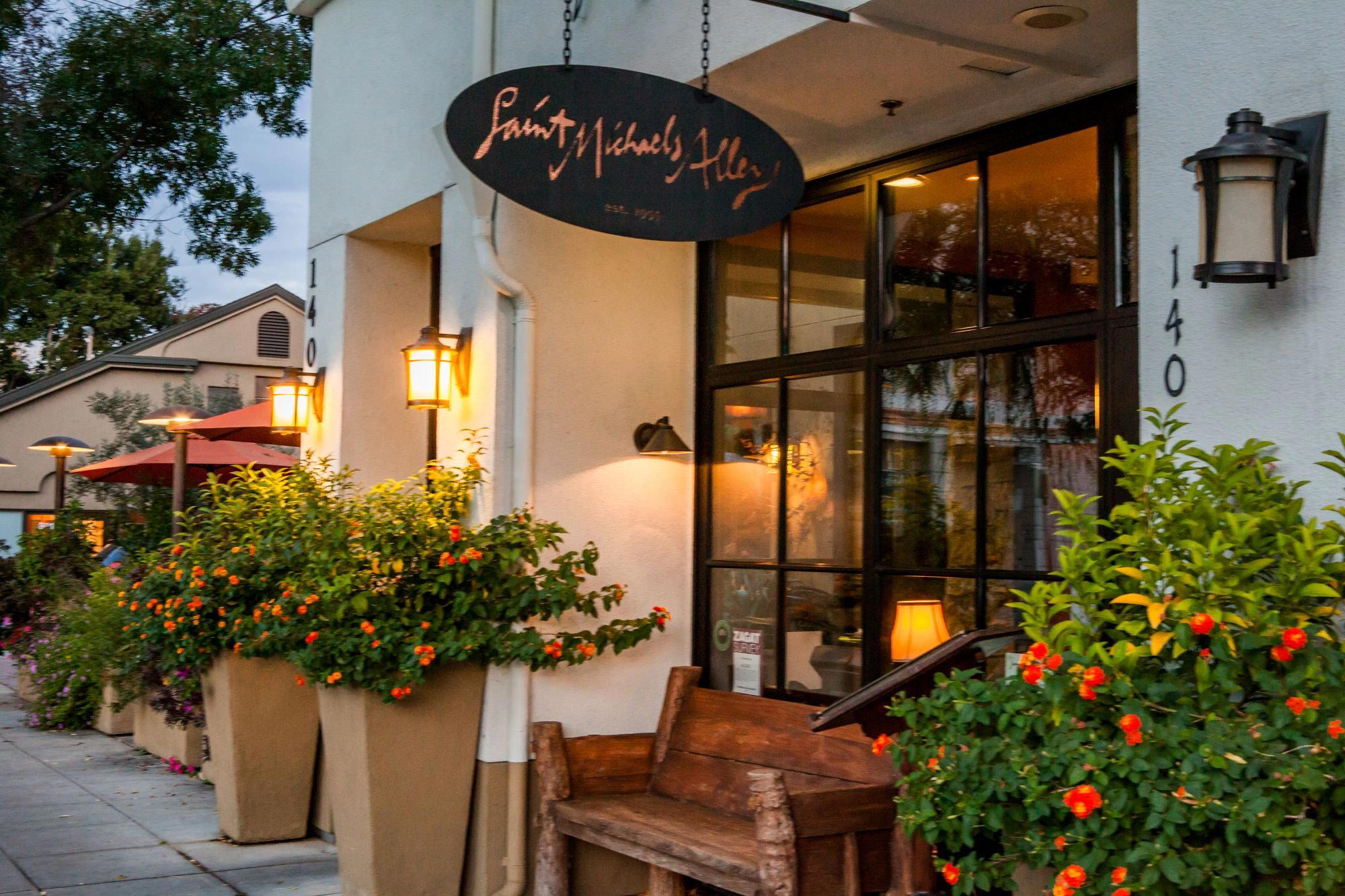 St. Michael's Alley restaurant in Palo Alto, United States