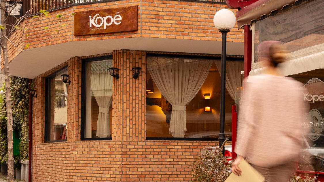 KOPE Steak House restaurant in Tirana, Albania