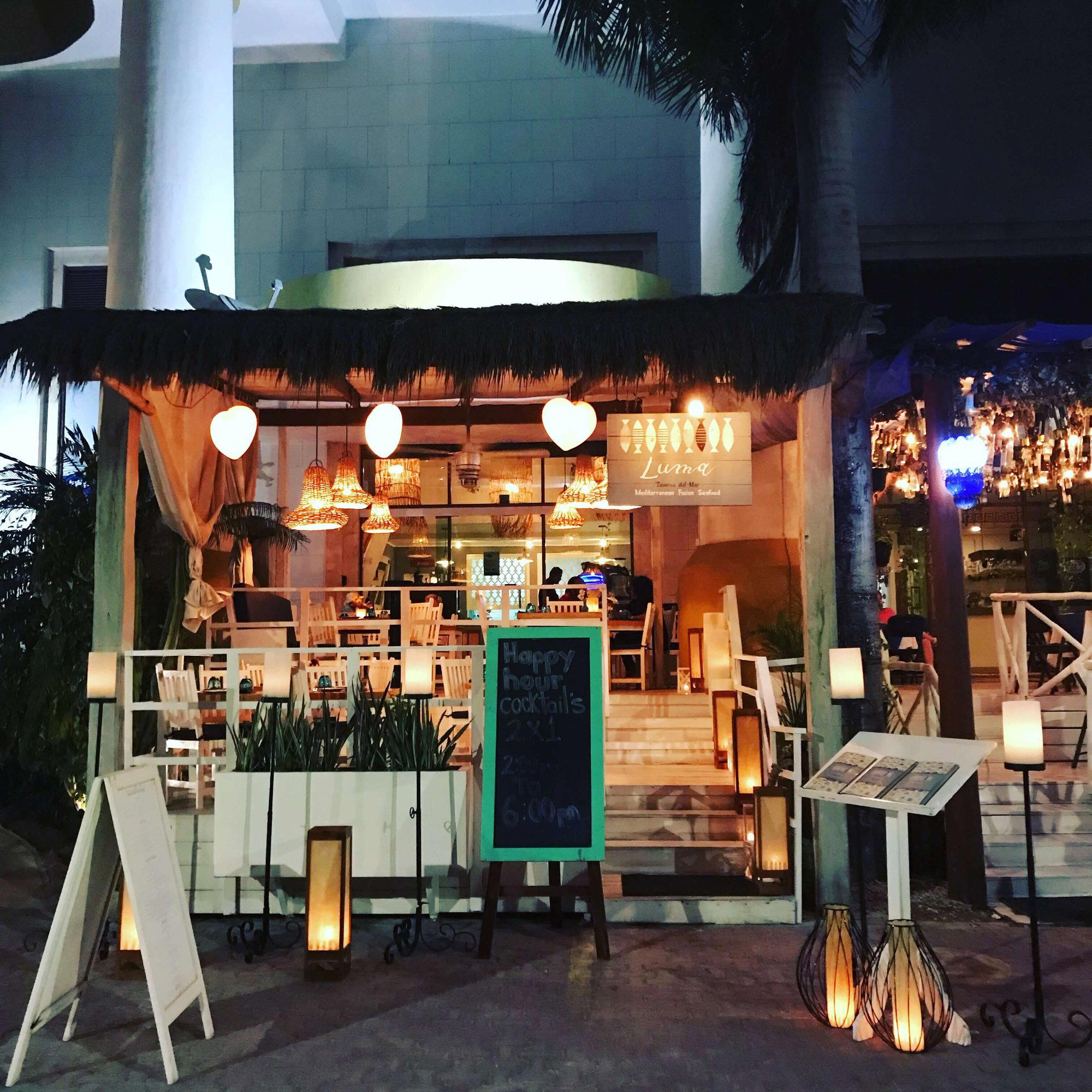Luma Taverna del Mar restaurant in Playa del Carmen, Mexico