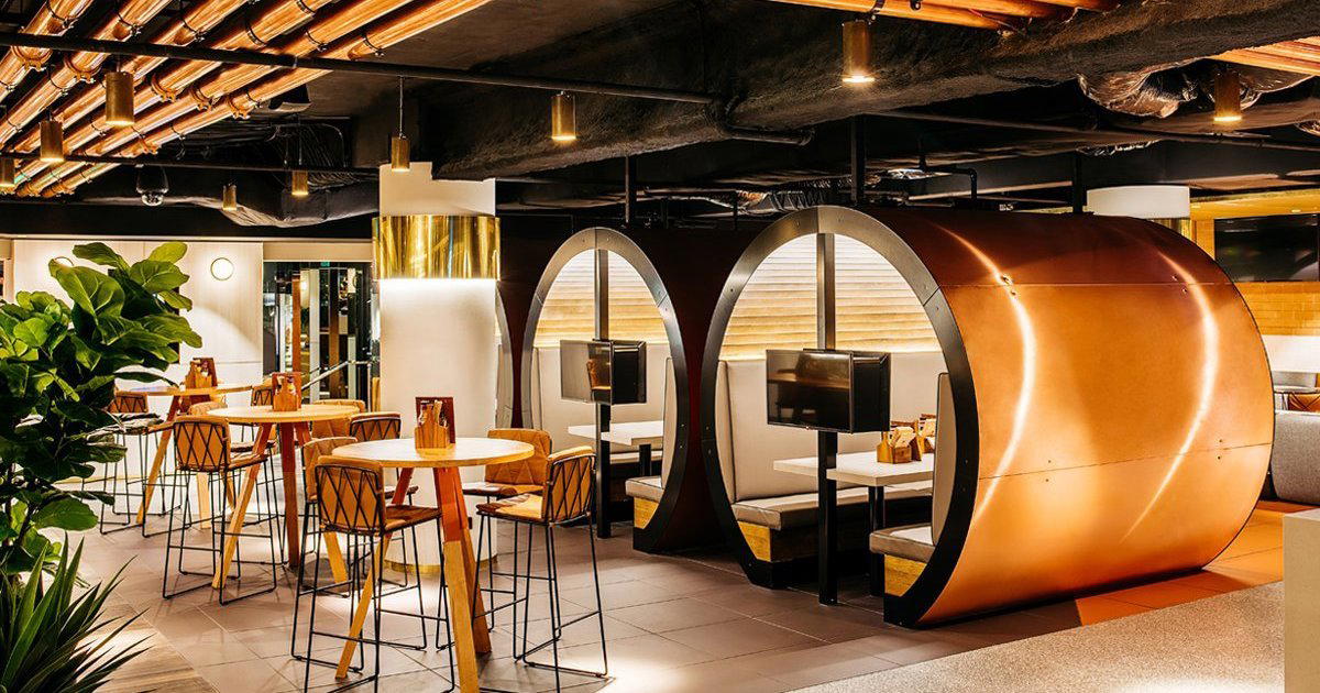 Basement Brewhouse restaurant in Sydney, Australia