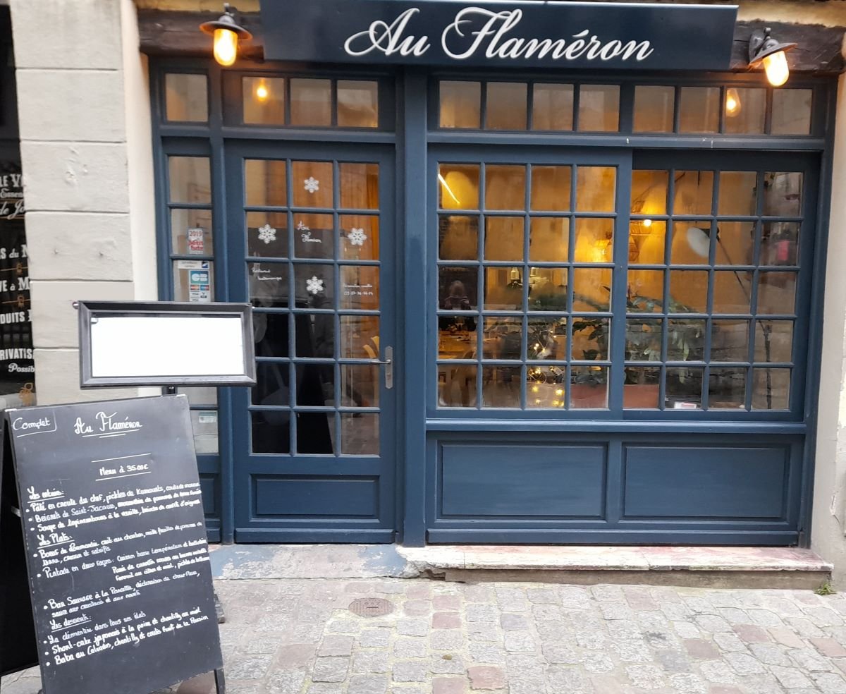 Au Flaméron restaurant in Rouen, France