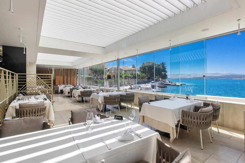 Zlatna ribica restaurant in Brodarica, Croatia