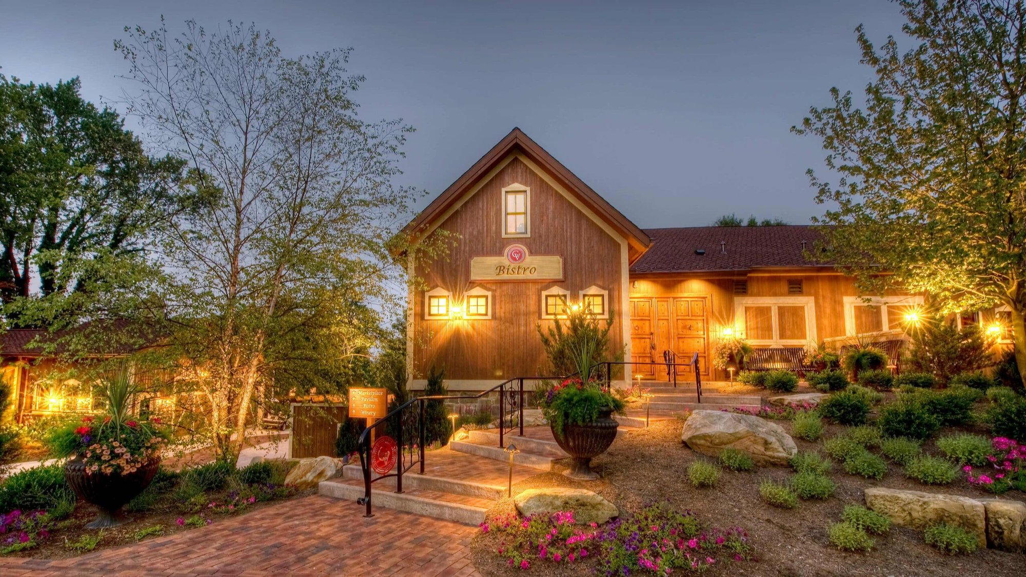 The Bistro at Gervasi Vineyard restaurant in Canton