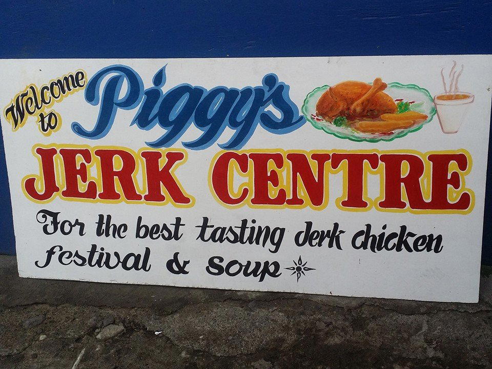 Piggy's Jerk Centre restaurant in Port Antonio