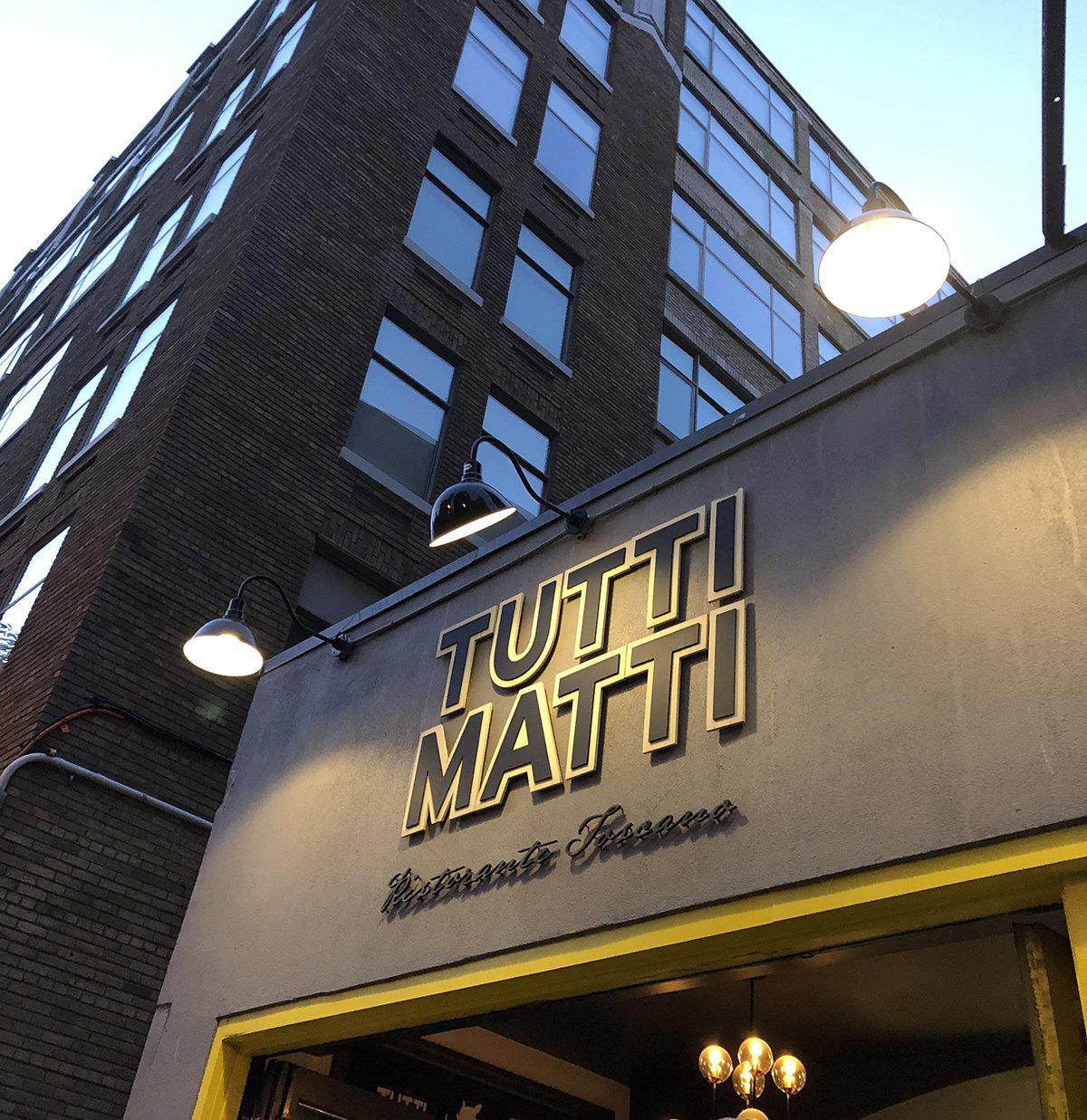 Tutti Matti restaurant in Toronto, Canada