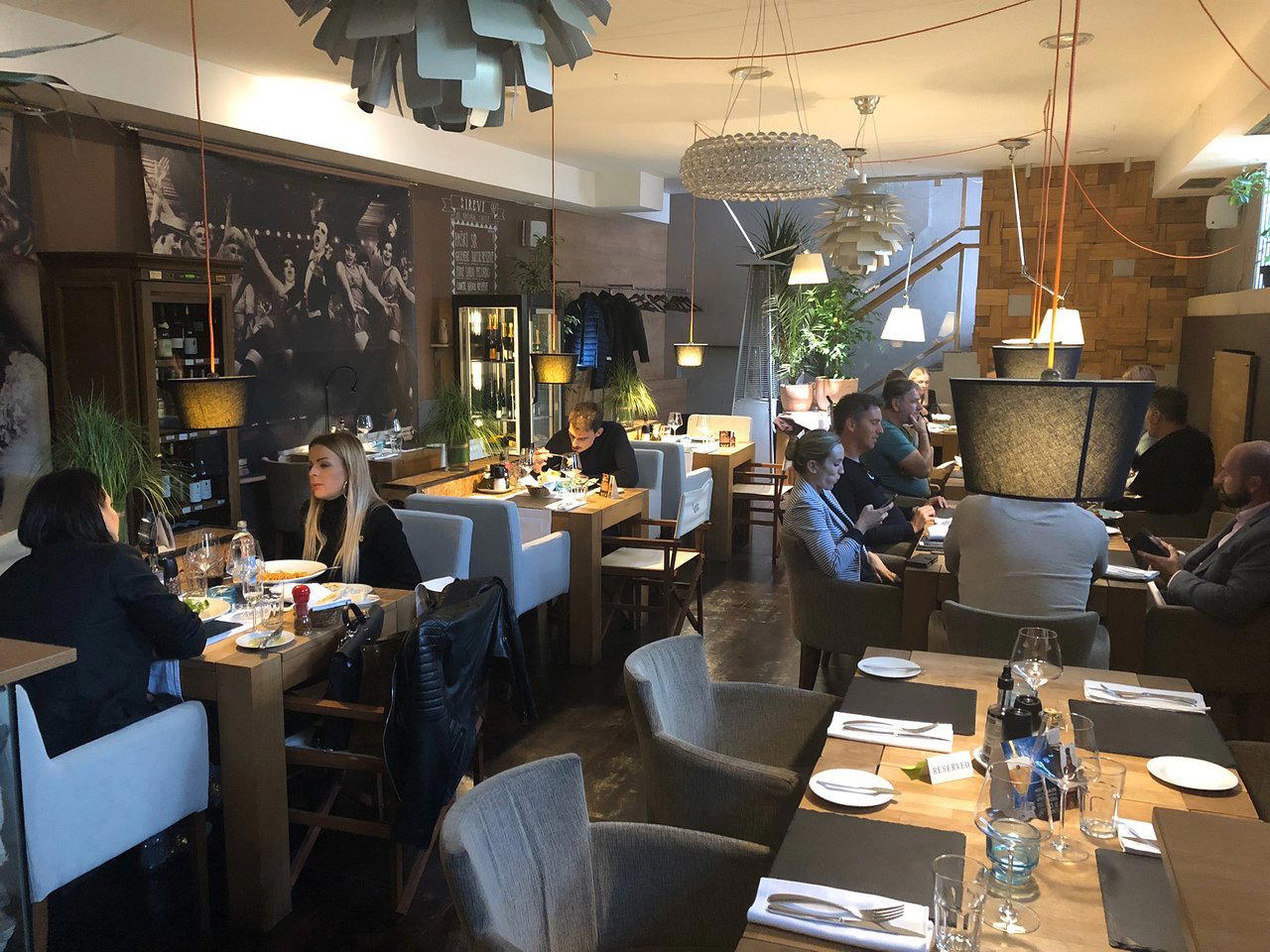 Lumiere restaurant in Osijek, Croatia