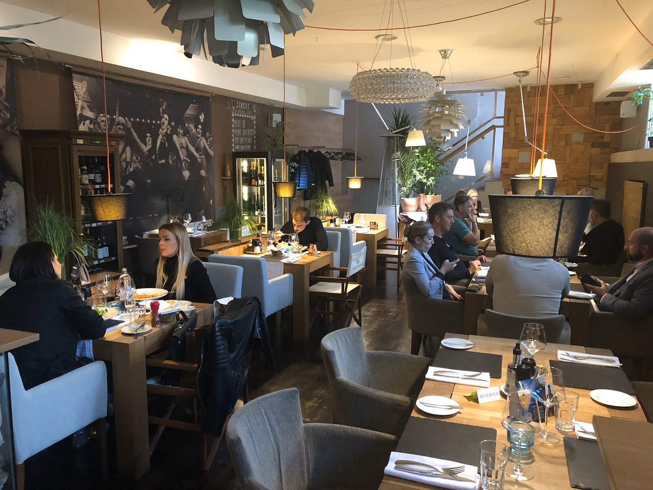 Lumiere restaurant in Osijek, Croatia