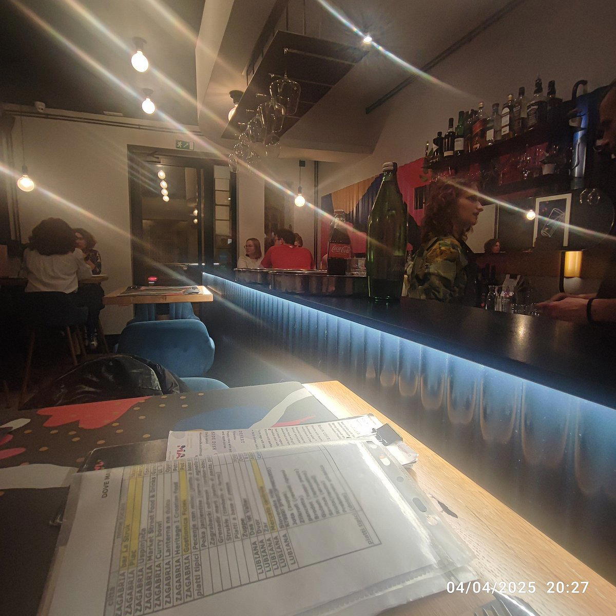 Market street food & drinks restaurant in Zagreb, Croatia