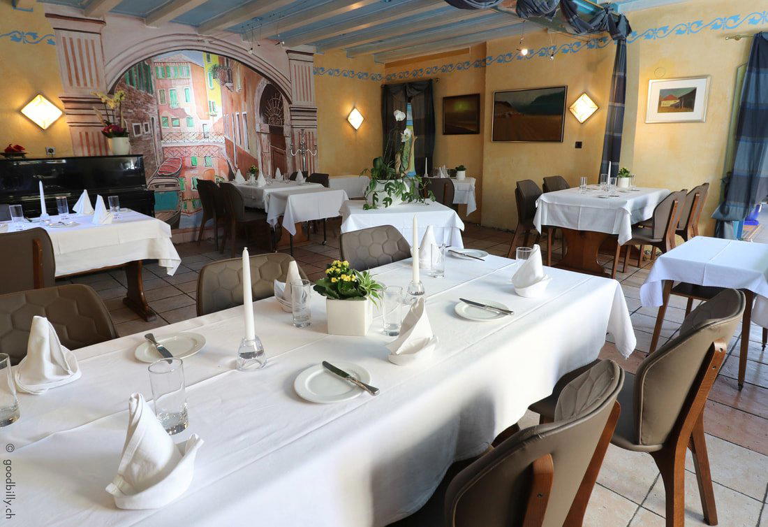Le Maguet restaurant in Les Evouettes, Switzerland