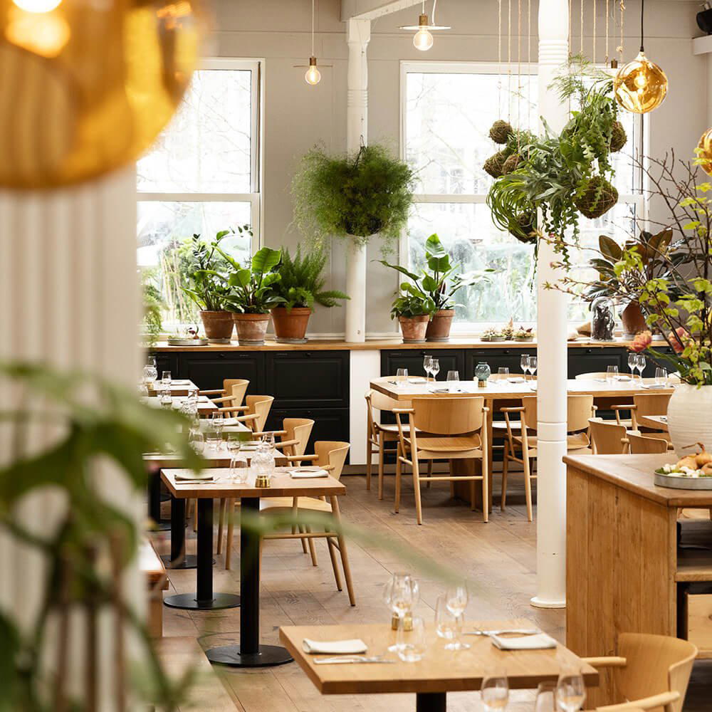 KILDEN i haven restaurant in Copenhagen, Denmark
