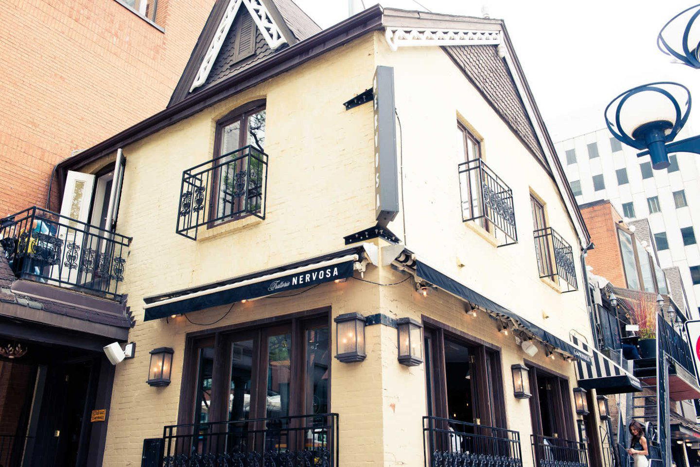 Trattoria Nervosa restaurant in Toronto, Canada