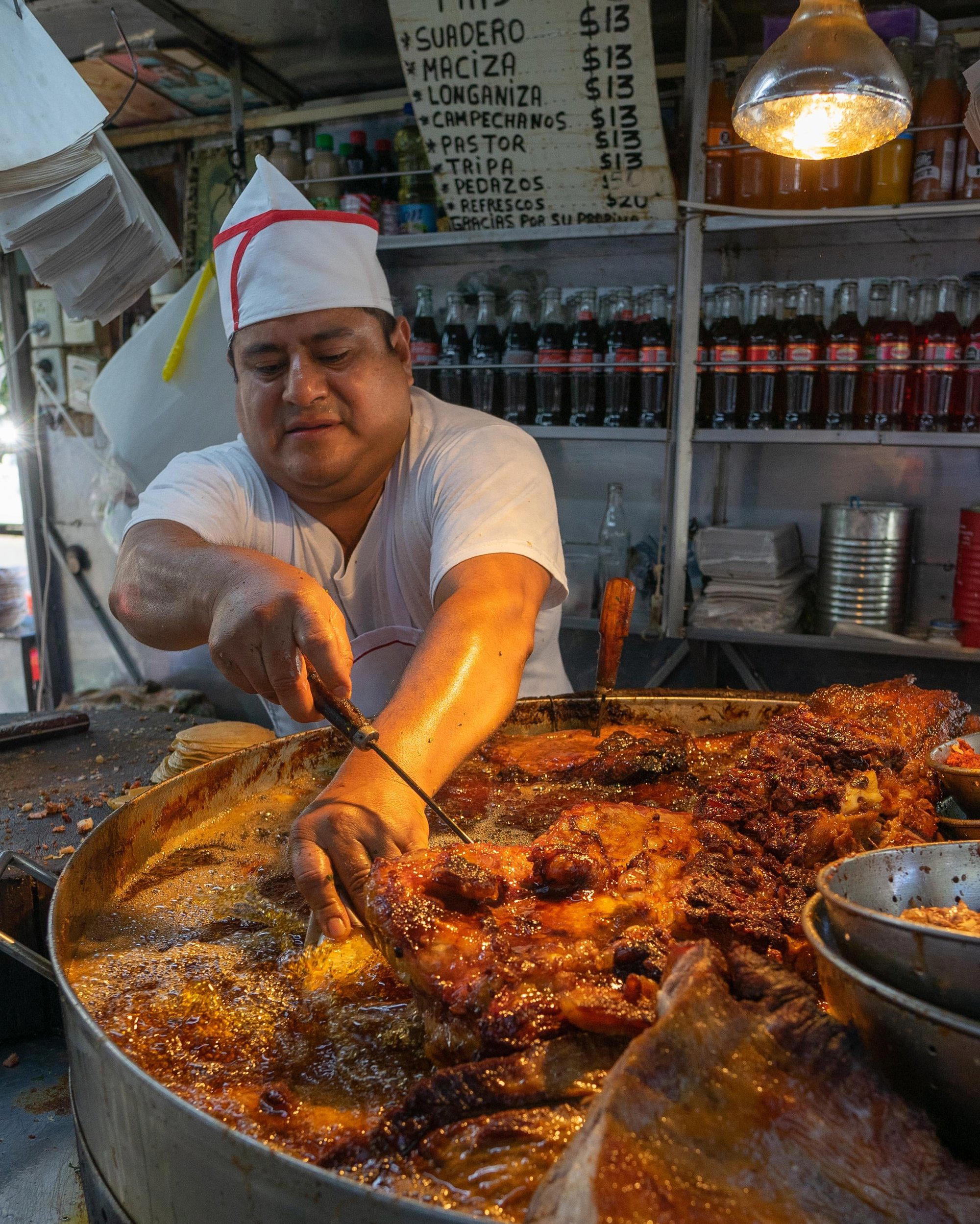 Tacos "El Paisa" restaurant in Mexico City, Mexico