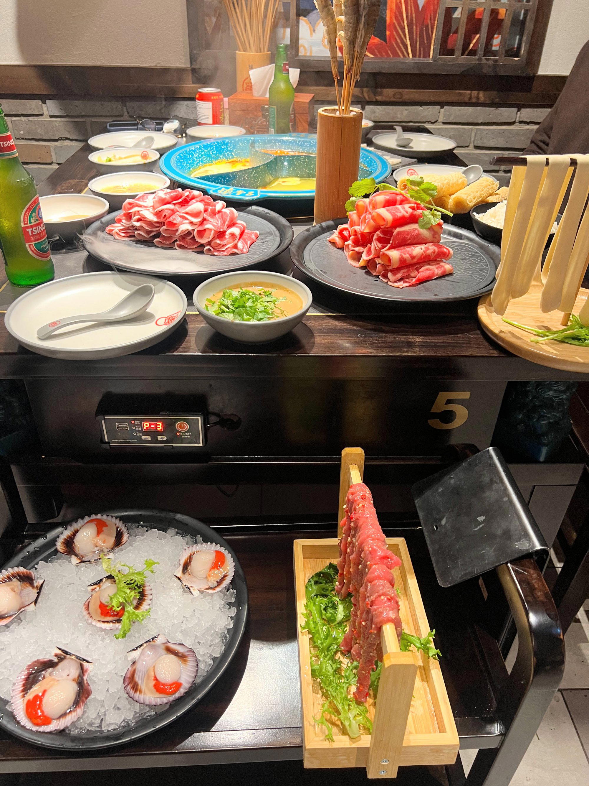 In Town Hot Pot restaurant in Budapest