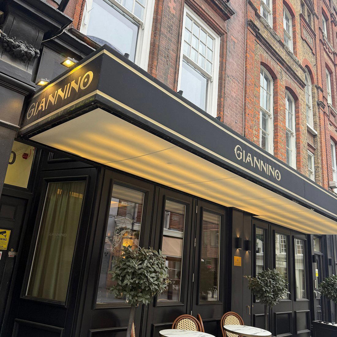 Giannino restaurant in London, United Kingdom