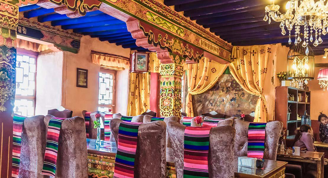Tibetan Family Kitchen restaurant in Lhasa, China