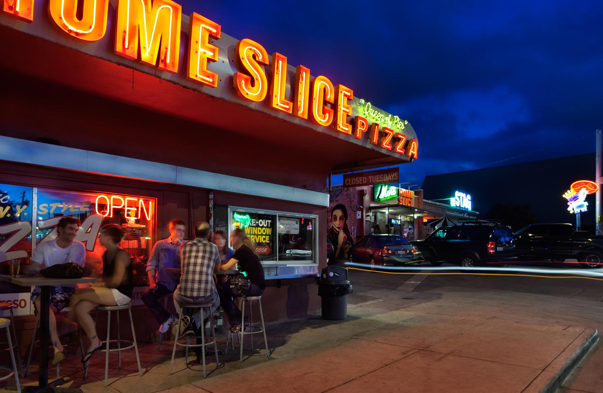 Home Slice Pizza restaurant in Austin, United States