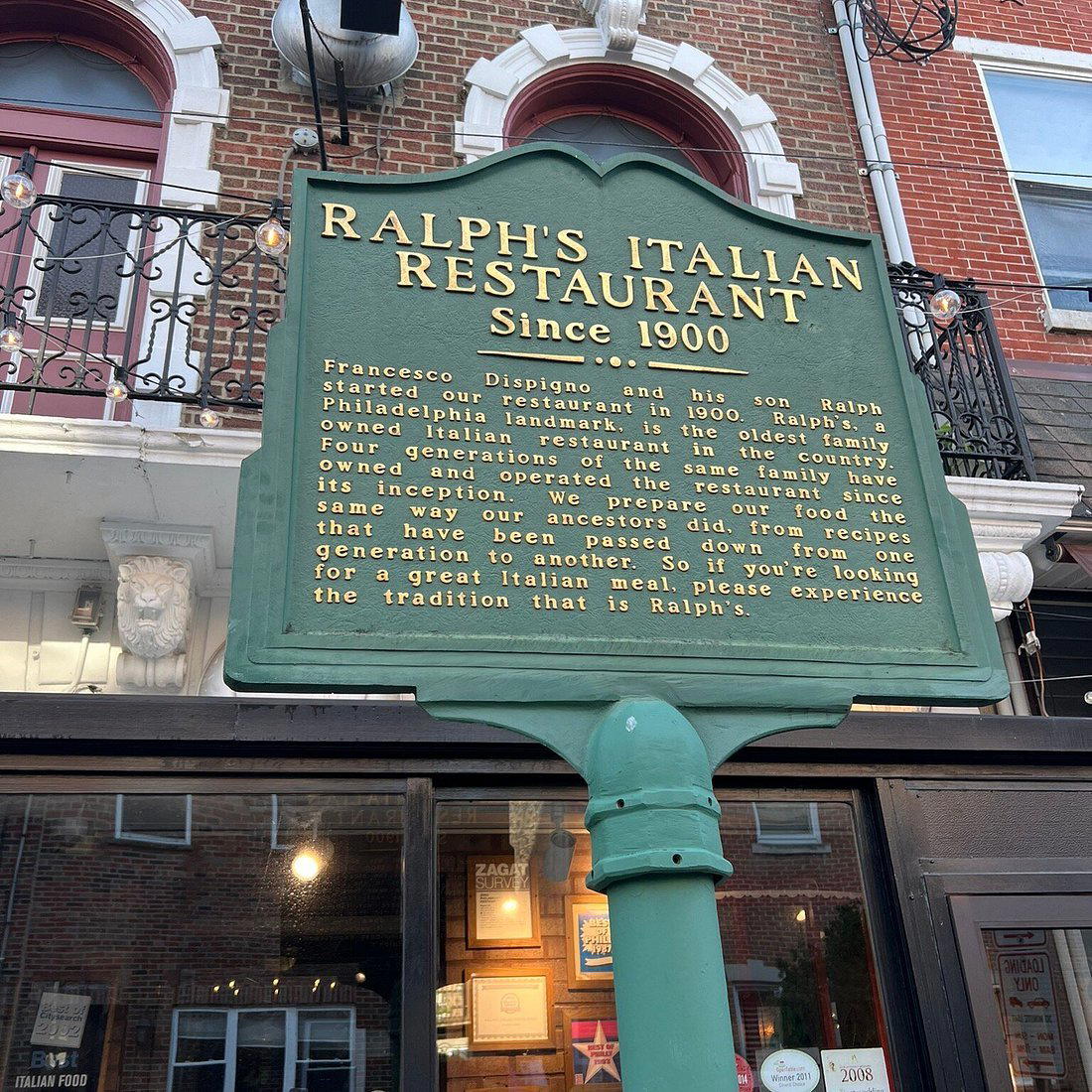Ralph's Italian Restaurant restaurant in Philadelphia, United States