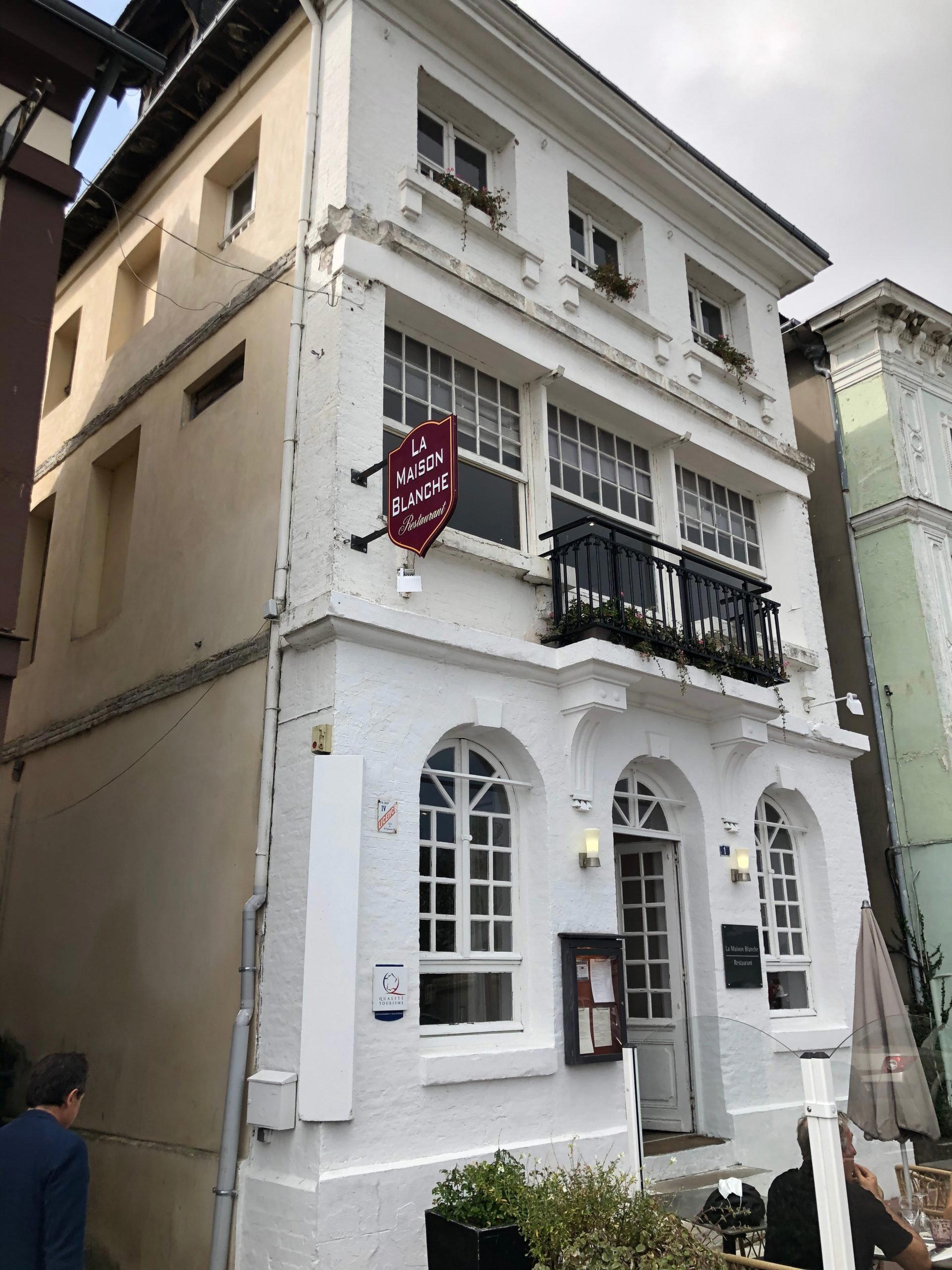 La maison blanche restaurant in La Bouille, France