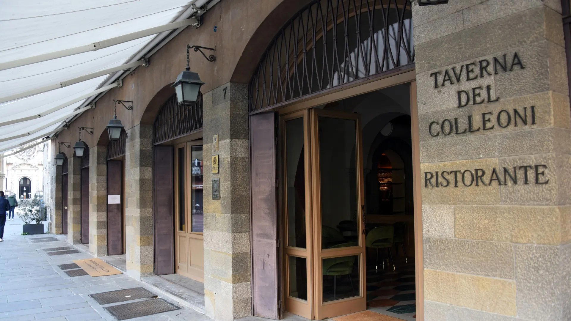 Taverna del Colleoni restaurant in Bergamo, Italy