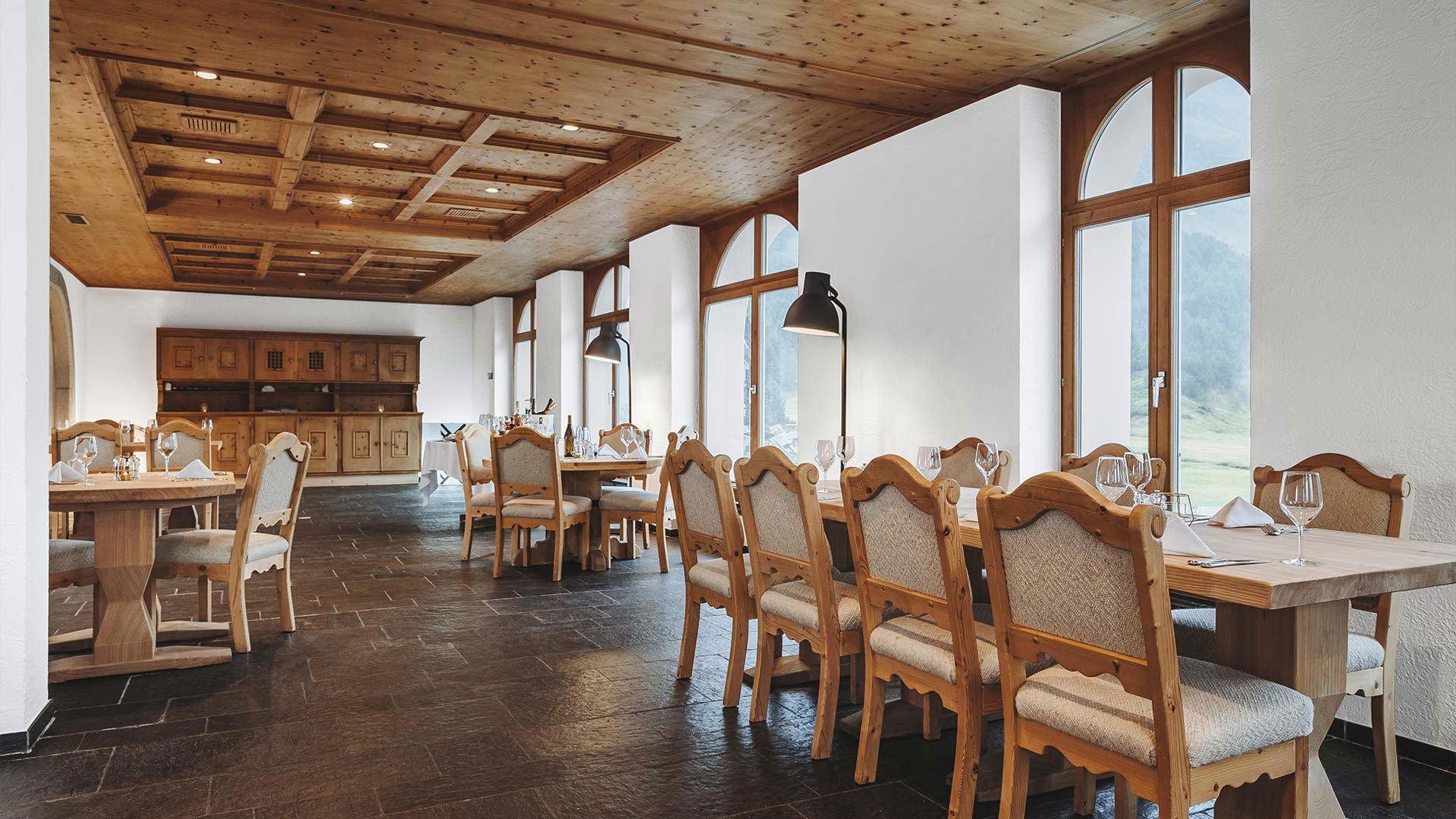 Bistrot Kulm restaurant in Maloja, Switzerland