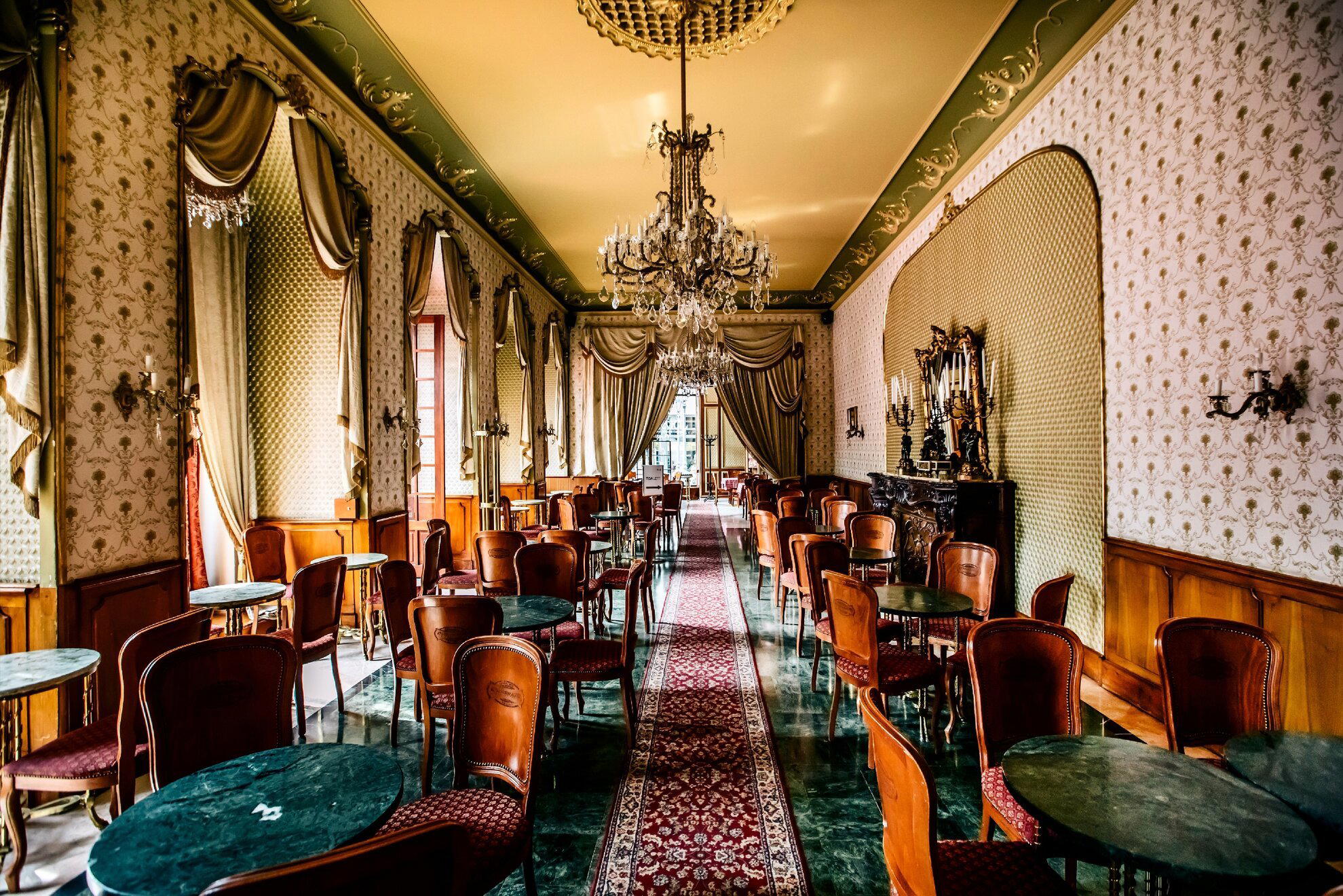 Café Gerbeaud restaurant in Budapest, Hungary