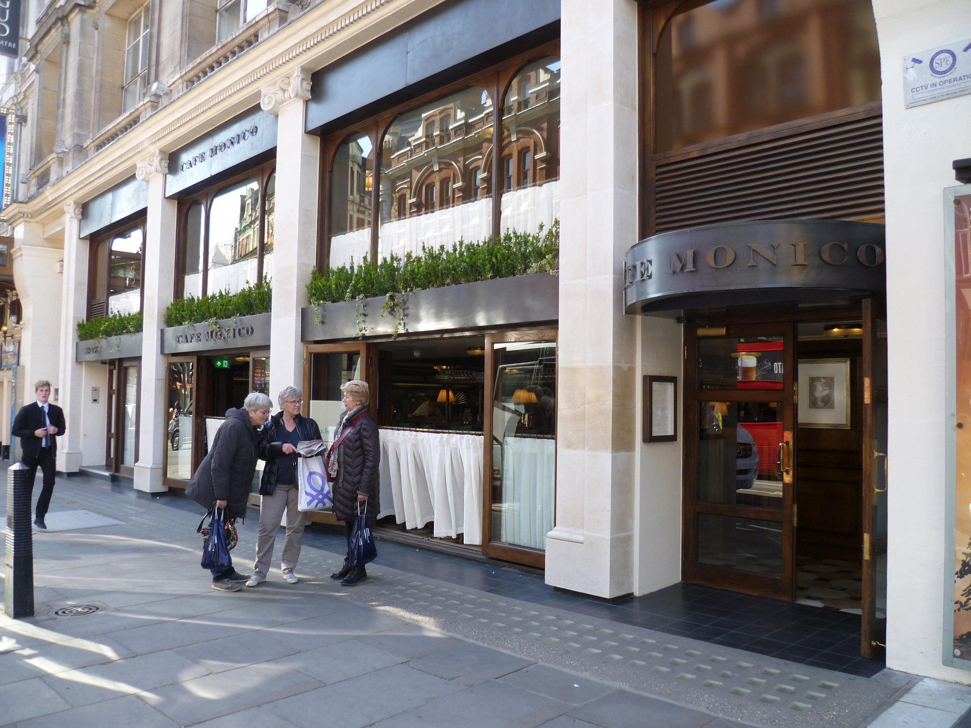 Cafe Monico restaurant in London, United Kingdom