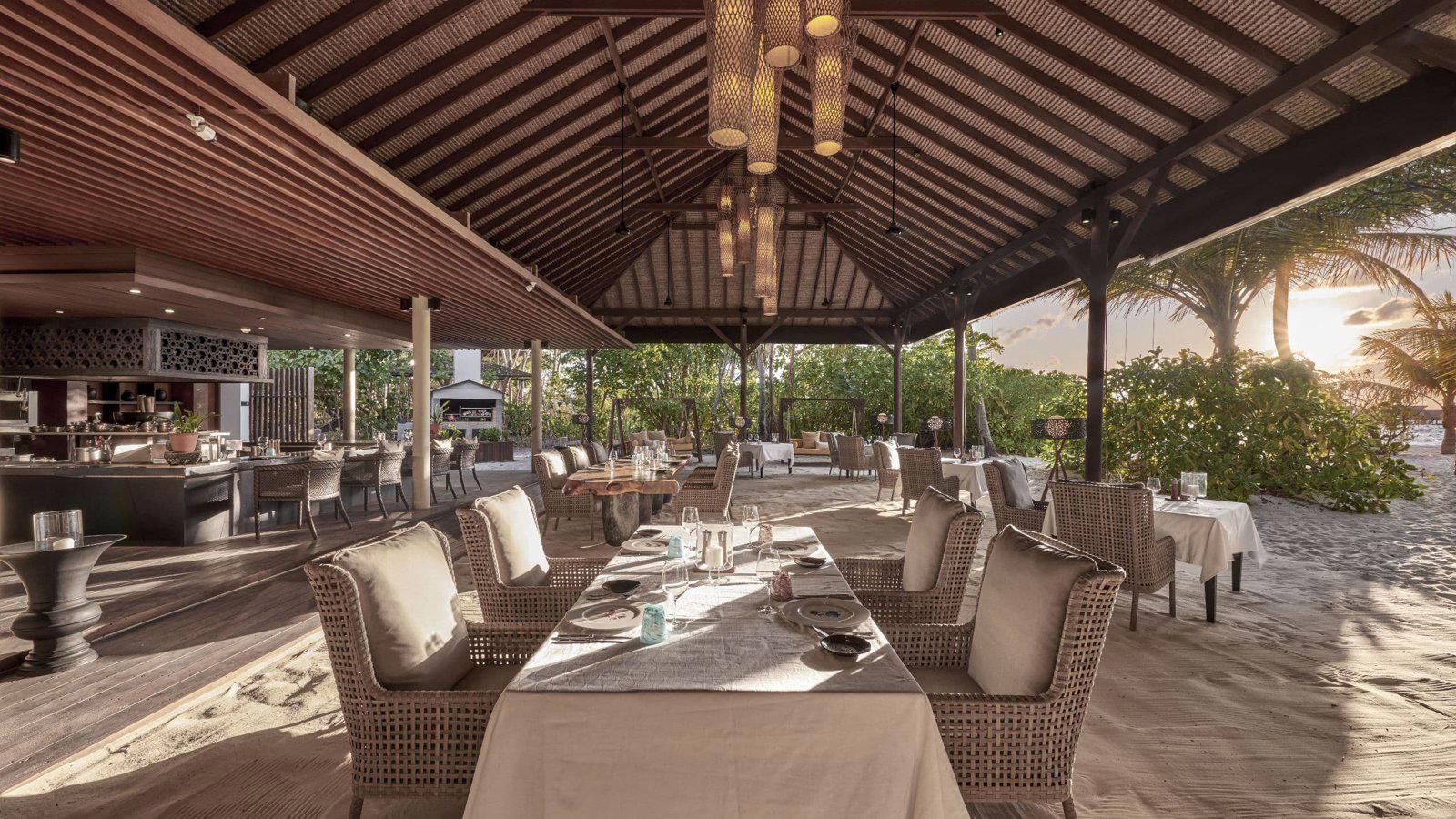 The Island Grill restaurant in Gaafu Alifu Atoll