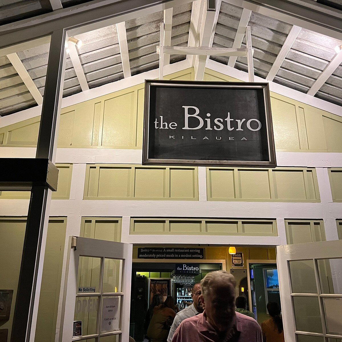 The Bistro restaurant in Kilauea
