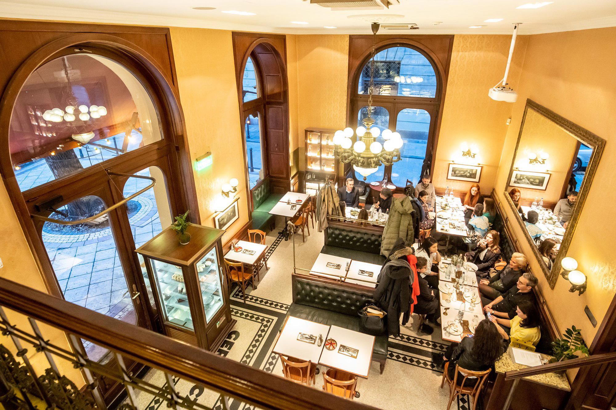 Gerlóczy Cafe restaurant in Budapest, Hungary