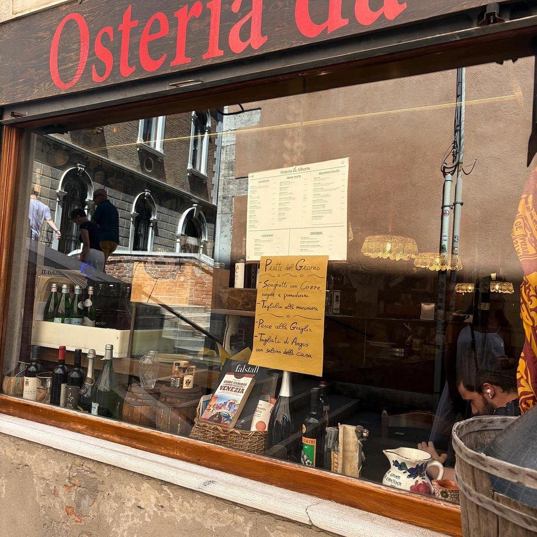 Osteria Da Alberto restaurant in Venice, Italy