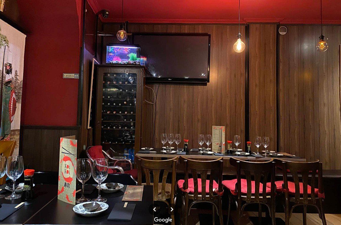 Koikoi Sushi restaurant in Barcelona, Spain