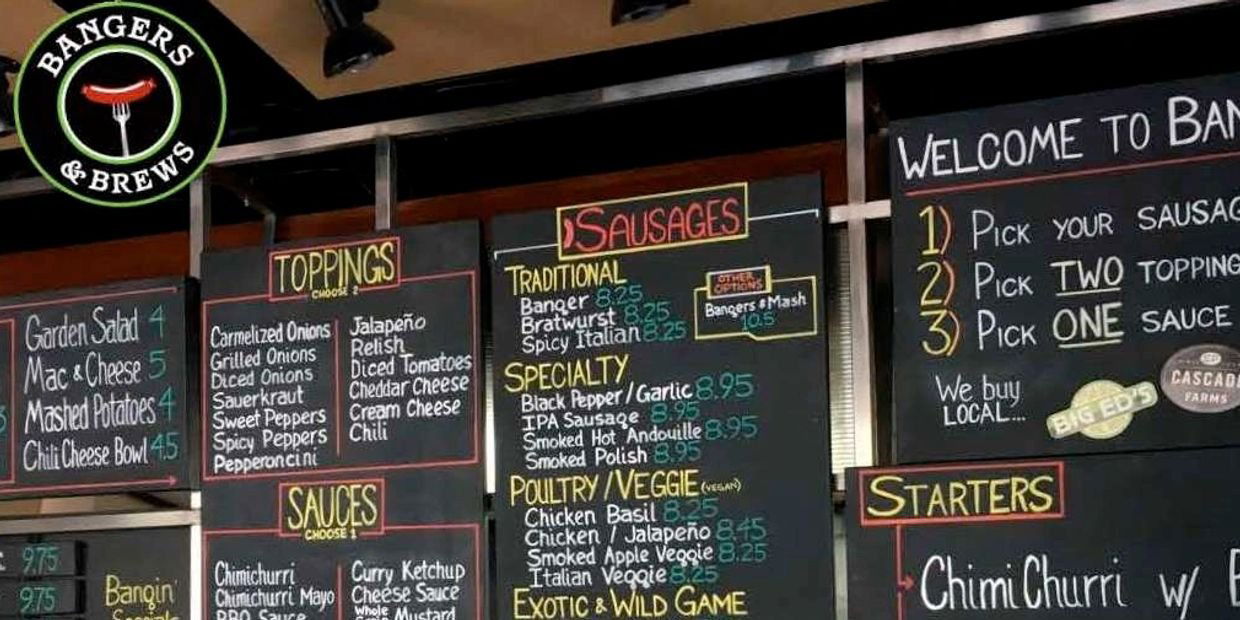 Bangers & Brews Westside Bend Oregon, Restaurant in Bend