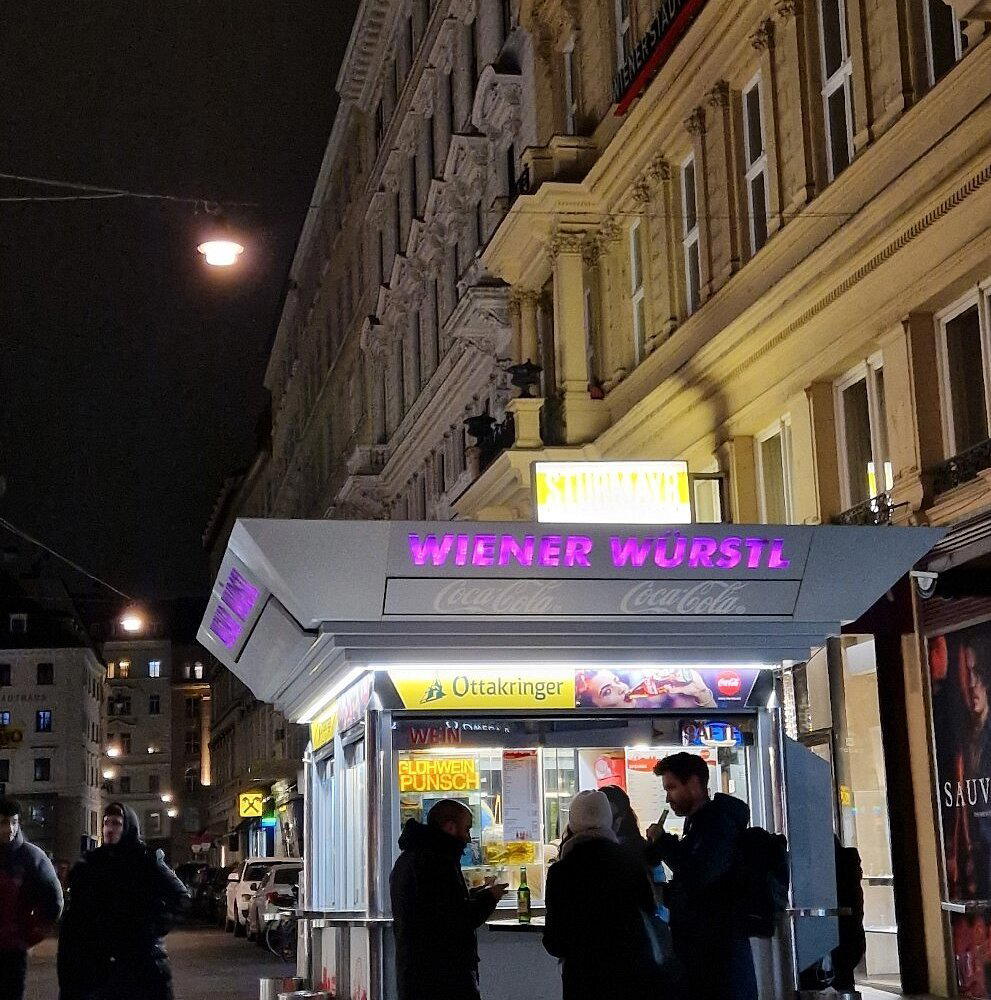 Wiener Würstl restaurant in Vienna, Austria